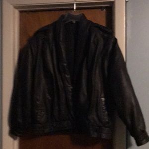Retro leather jacket